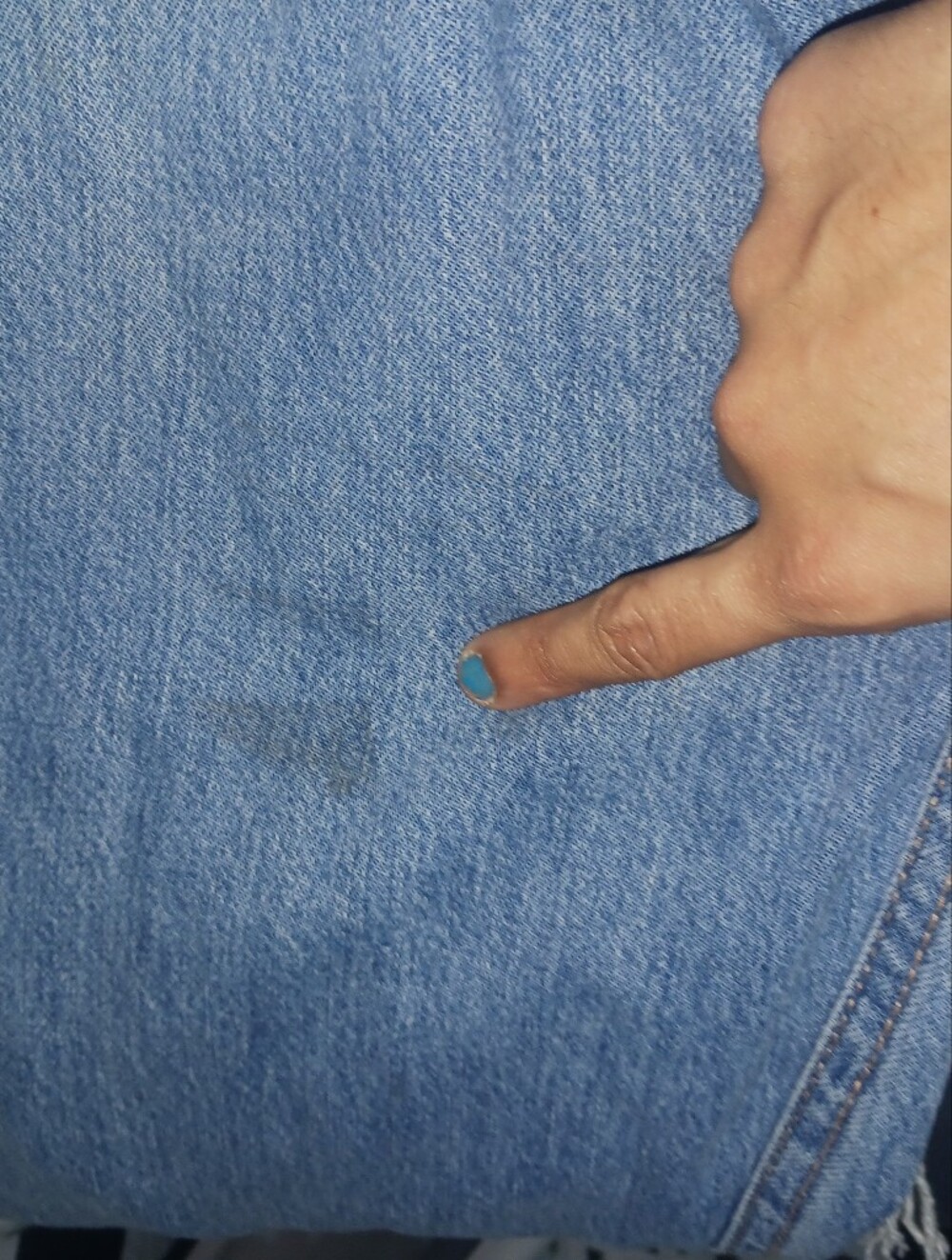 Aeropostale Women 90's baggy medium blue destroyed jeans - Picture 14 of 16